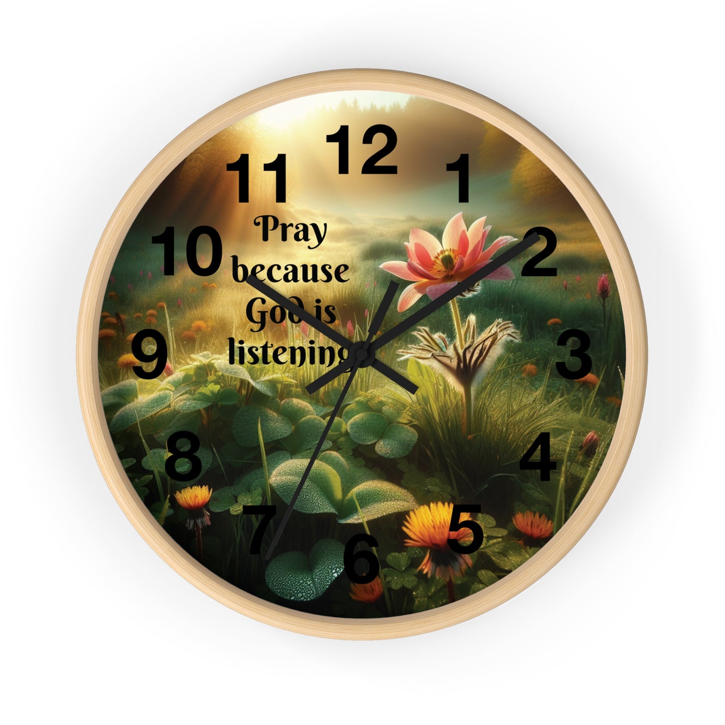 Inspirational Wall Clock