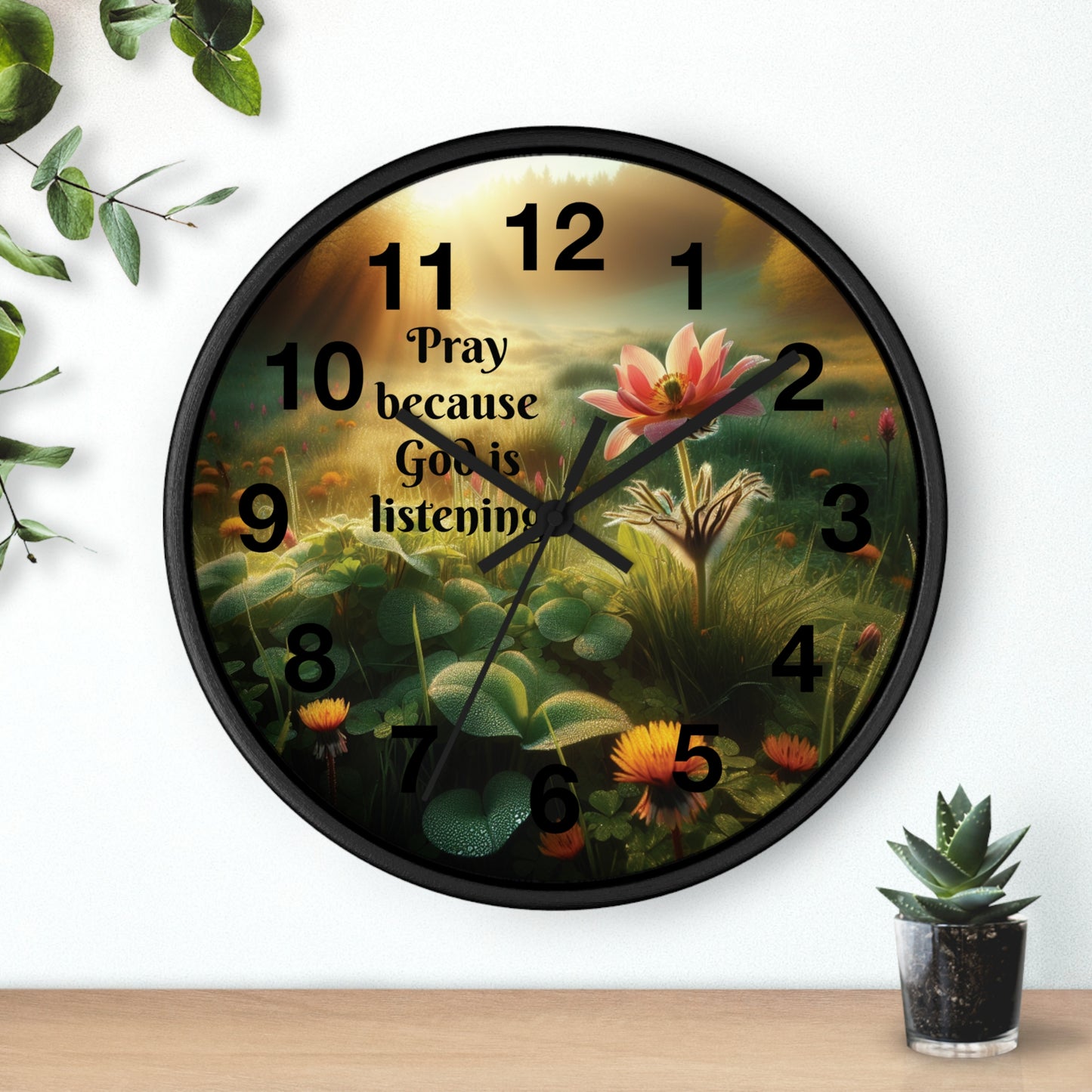Inspirational Wall Clock