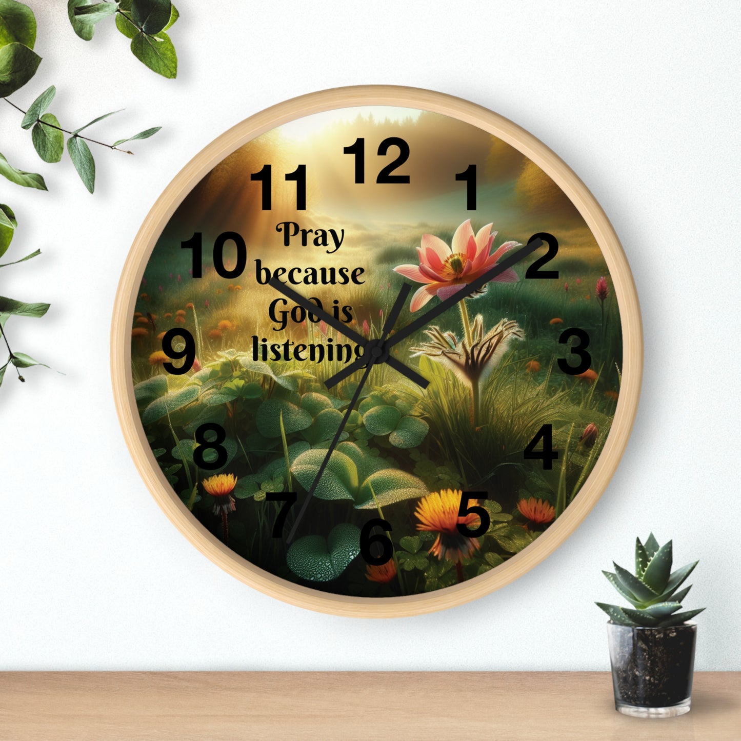 Inspirational Wall Clock