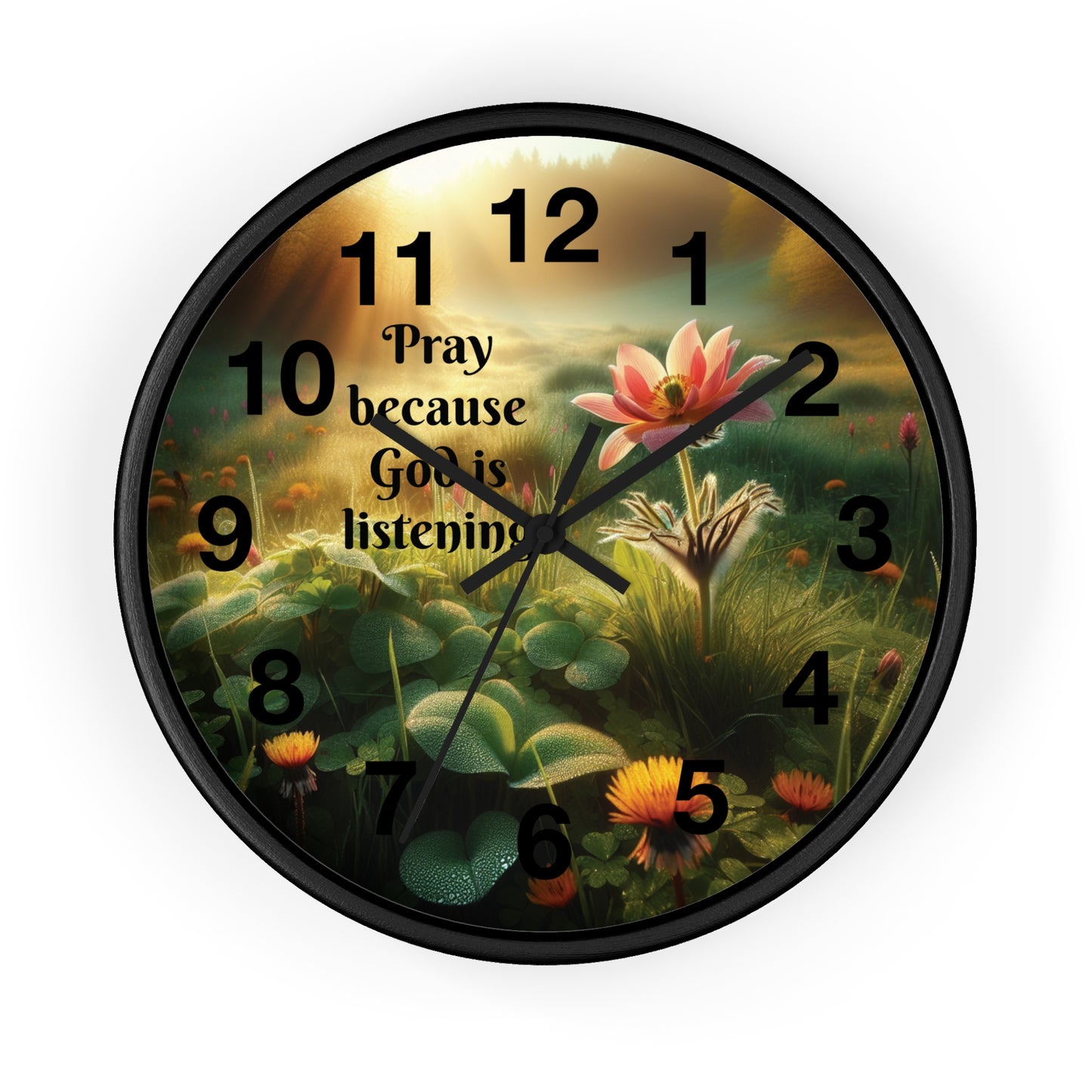 Inspirational Wall Clock