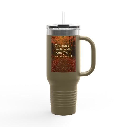 Elegant Insulated Travel Mug - 40oz, Perfect for Coffee Lovers, Inspirational Gifts, Travel Mug with Straw, Jesus Faith Mug, [...]